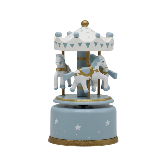 Caixa de Música Carrossel Cavalos Musicboxworld