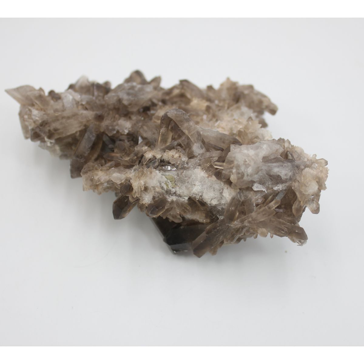 Piedra Mineral Cuarzo Ahumado Druso 15cm