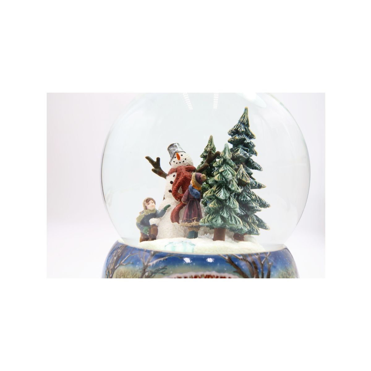 Globo de Neve com Música Inverno Merry Christmas Musicboxworld