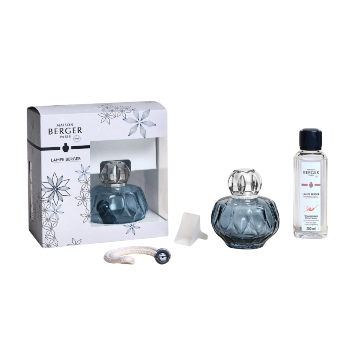 Lámpara catalítica azul Lolita con recambio Maison Berger