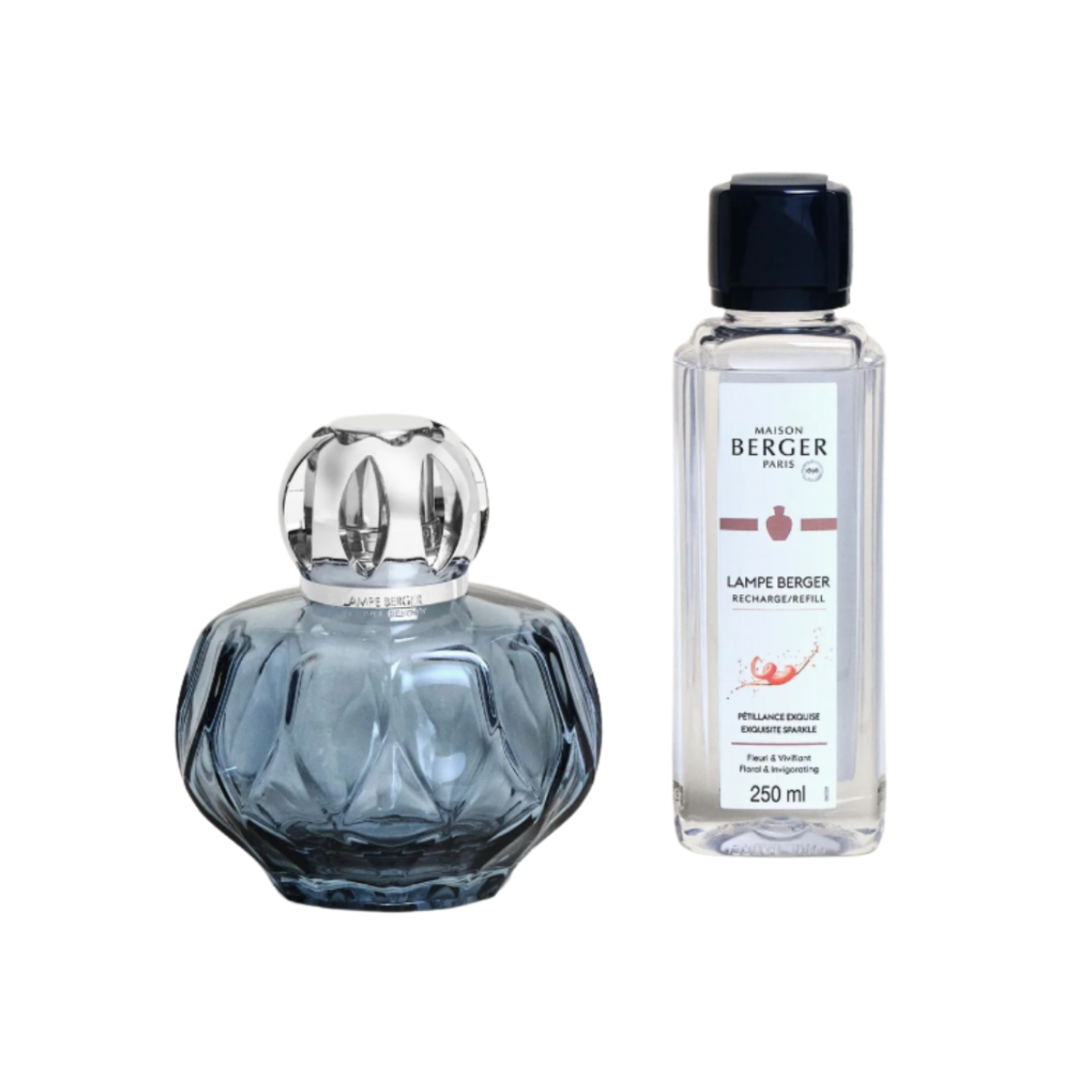 Lámpara catalítica azul Lolita con recambio Maison Berger