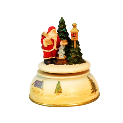 Santa Claus and Tree Music Box