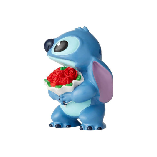Estatueta Stitch with Bouquet of Roses Disney