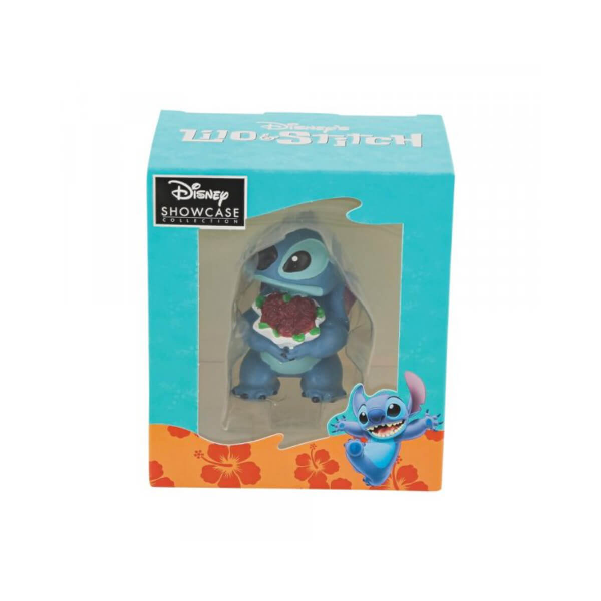 Estatueta Stitch with Bouquet of Roses Disney