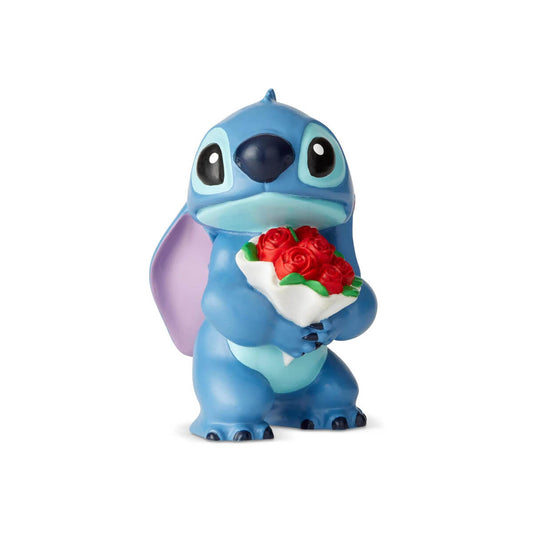 Estatueta Stitch with Bouquet of Roses Disney