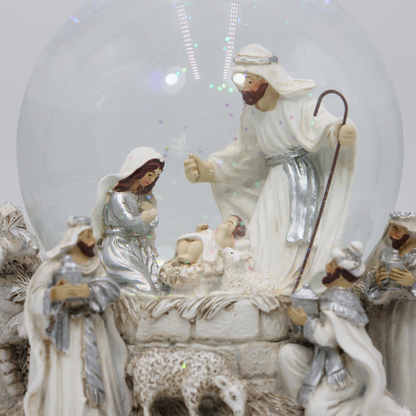 Globo de Neve com Música Sagrada Família Musicboxworld