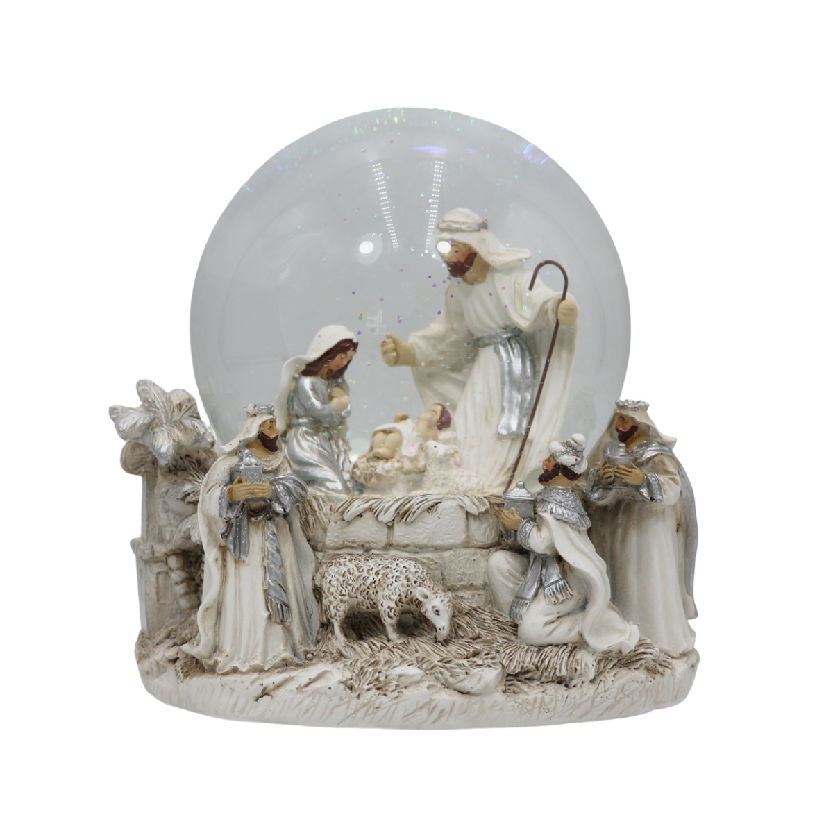 Globo de Neve com Música Sagrada Família Musicboxworld