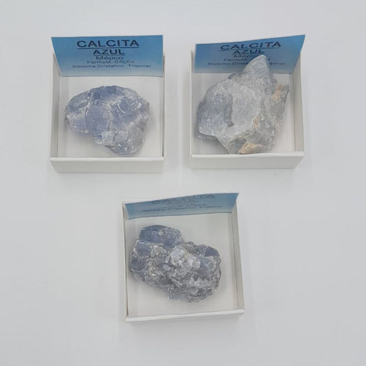 Pedra Mineral Calcite Azul