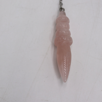 Pêndulo Egípcio Quartzo Rosa