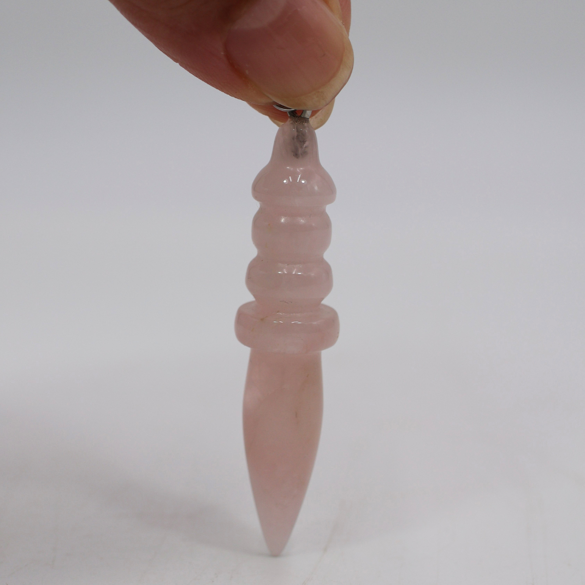 Pêndulo Egípcio Quartzo Rosa