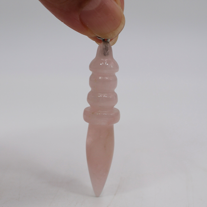 Pêndulo Egípcio Quartzo Rosa