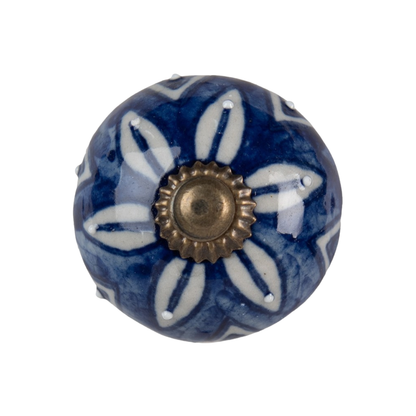 Puxador de Porta Azul Clayre & Eef