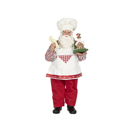 Pai Natal Bolo 28cm Clayre & Eef