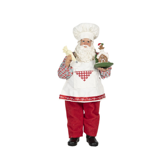 Pai Natal Bolo 28cm Clayre & Eef