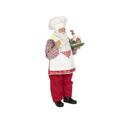 Pai Natal Bolo 28cm Clayre & Eef