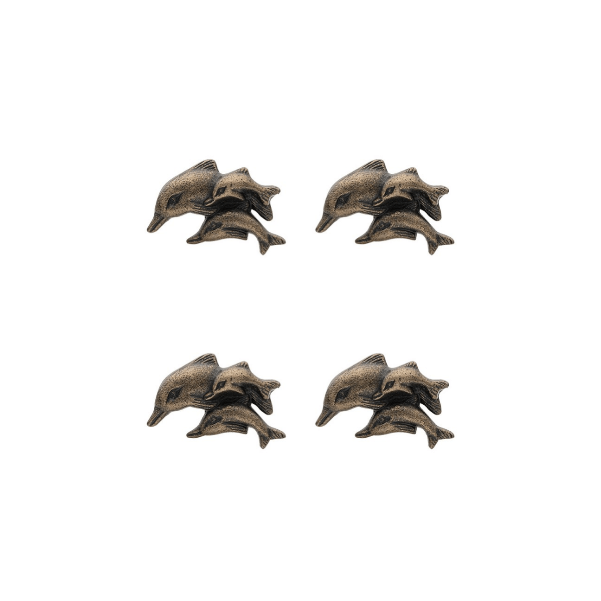 Puxador de Porta Golfinho Castanho Clayre & Eef