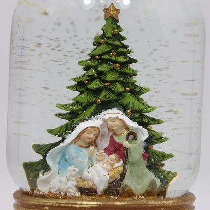 Caixa de Música Natal Sagrada Família Musicboxworld