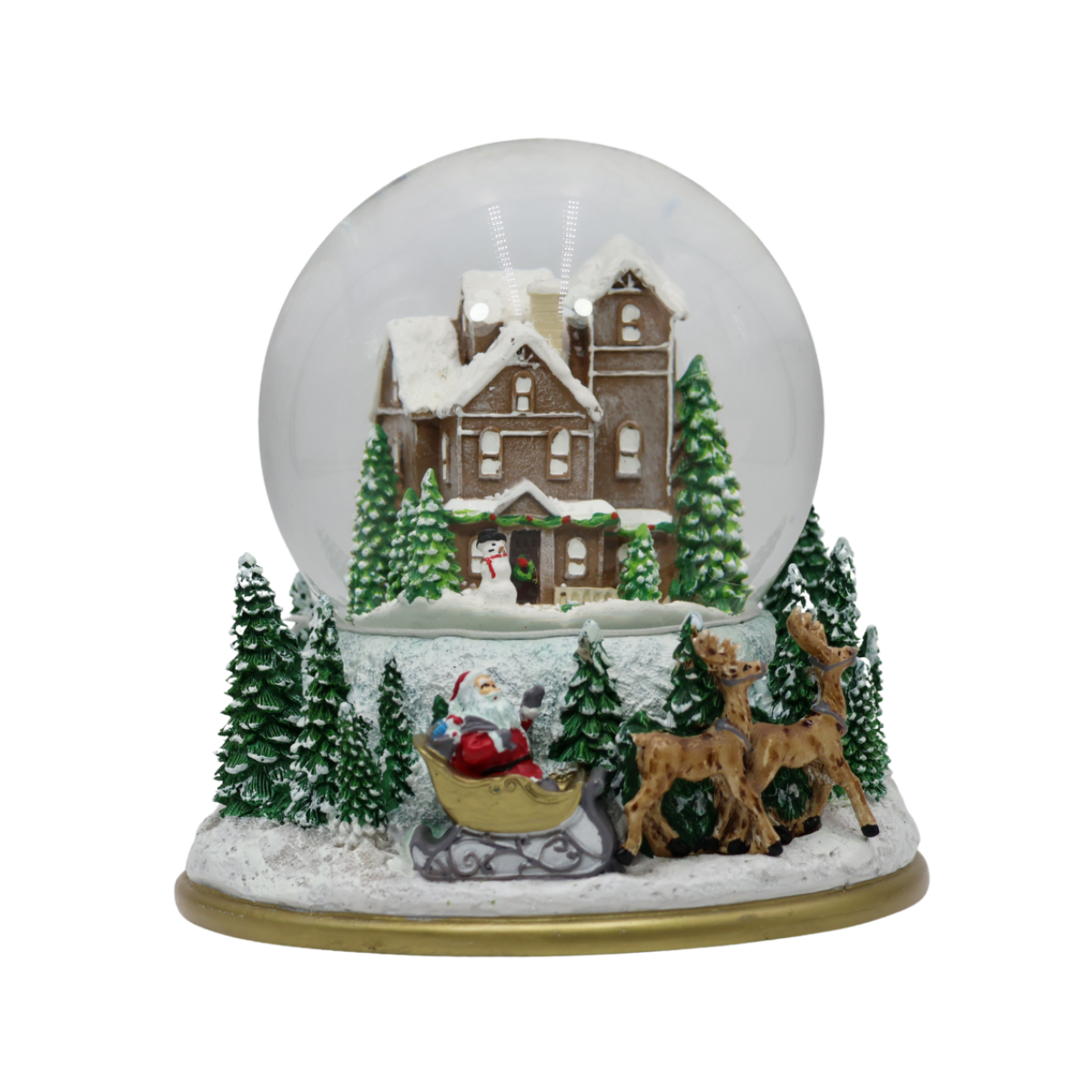 Globo de Neve com Música Cidade de Natal Musicboxworld