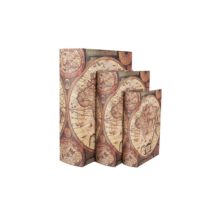 Caixa Livro Mapa Mundo Clayre & Eef