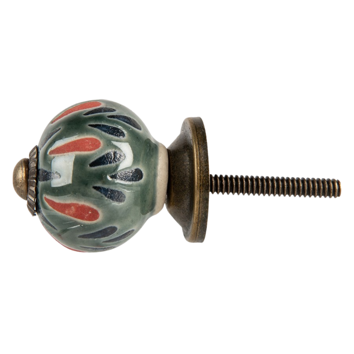 Puxador de Porta Verde Clayre & Eef