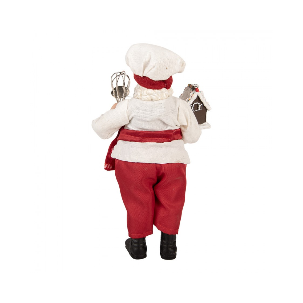 Pai Natal Casa Gengibre 26cm Clayre & Eef