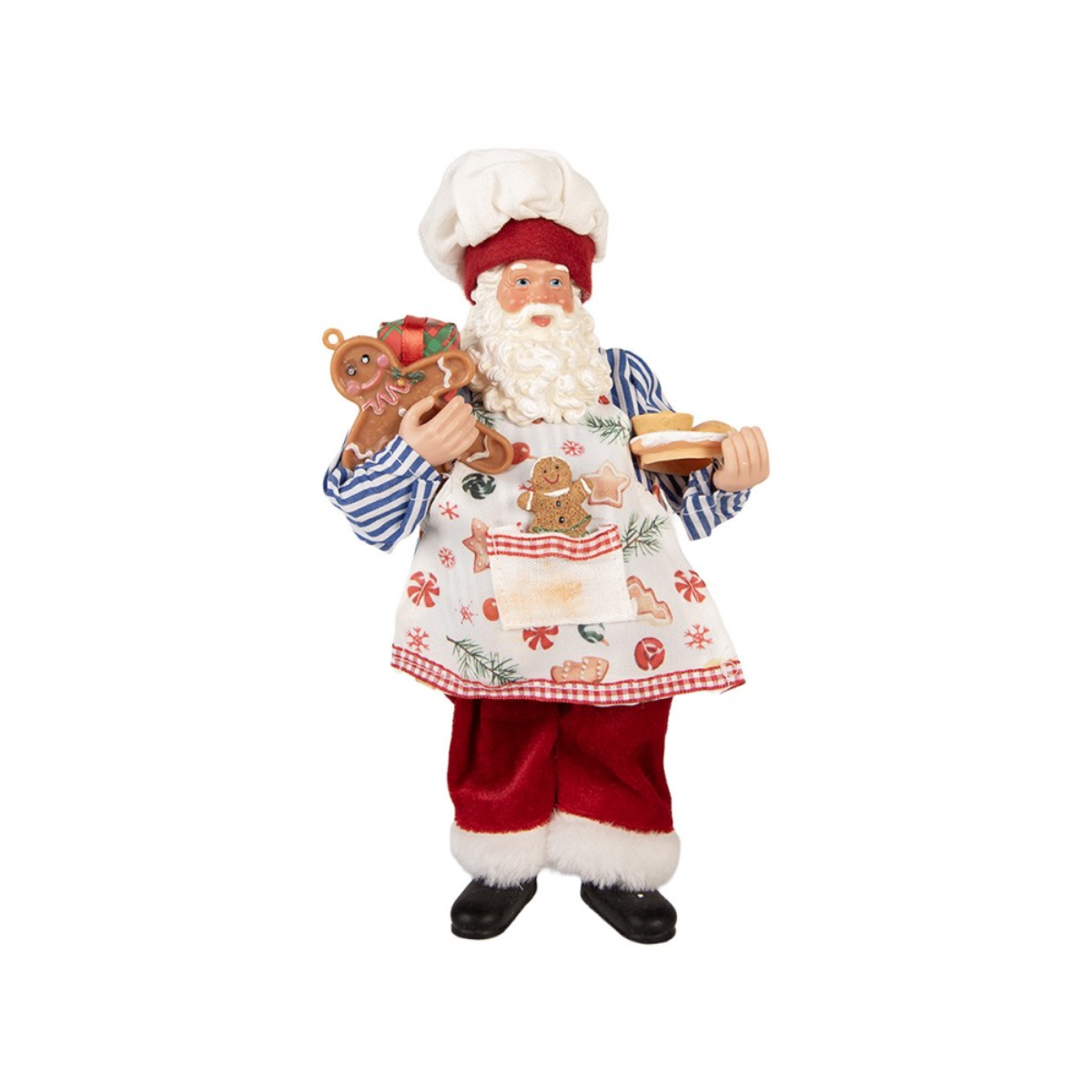 Pai Natal Boneco Gengibre 26cm Clayre & Eef