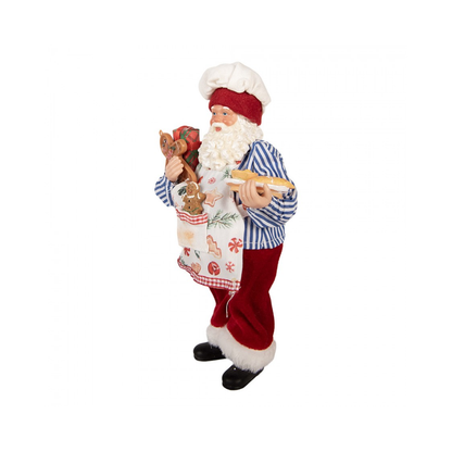 Pai Natal Boneco Gengibre 26cm Clayre & Eef