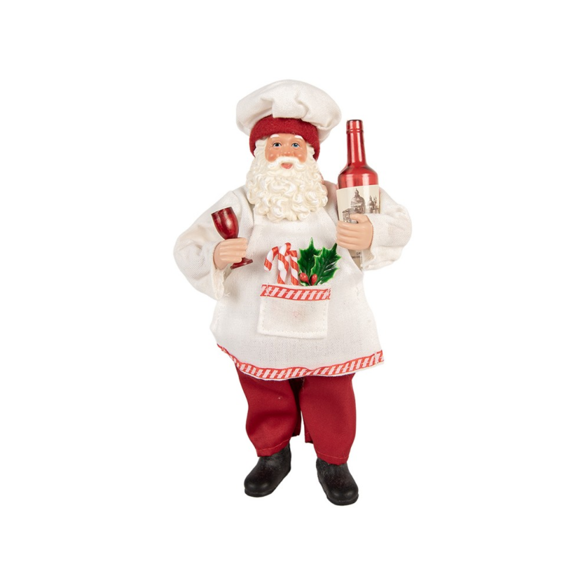 Pai Natal Garrafa/Copo 27cm Clayre & Eef