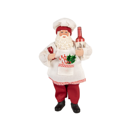 Pai Natal Garrafa/Copo 27cm Clayre & Eef