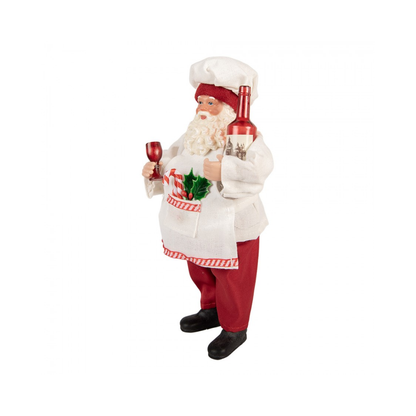 Pai Natal Garrafa/Copo 27cm Clayre & Eef