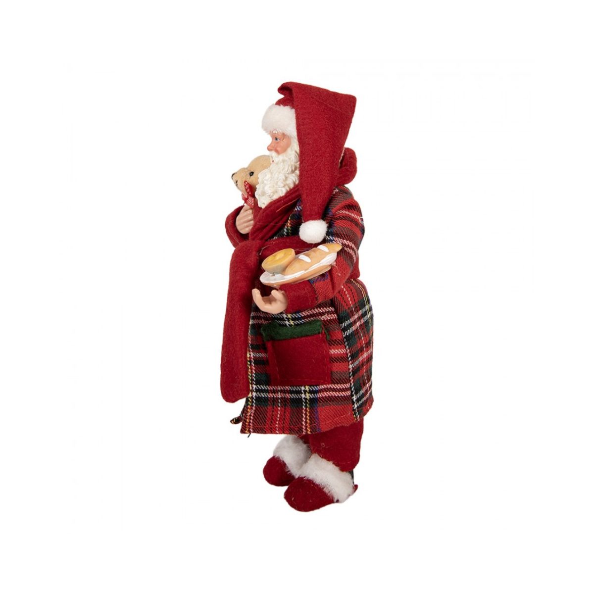 Pai Natal Robe/Urso 28cm Clayre & Eef
