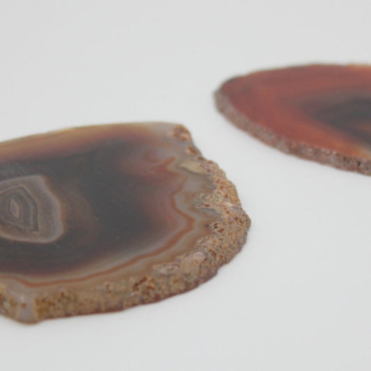 Laminated Agate Mineral Stone Brown 5-10cm