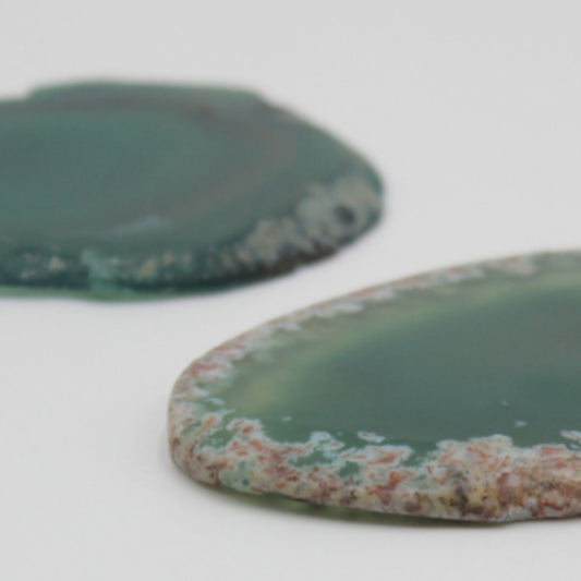 Pedra Mineral Ágata Laminada Verde 5-10cm