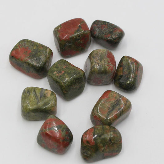 Pedra/Mineral Unakite Rodada