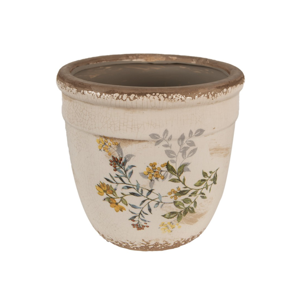 Jarrón de cara de plata