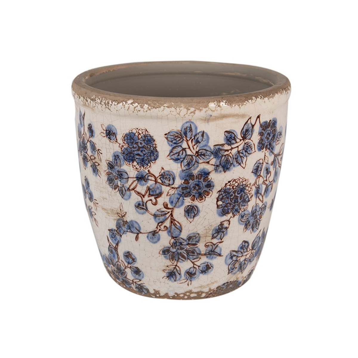 Jarrón de cara de plata