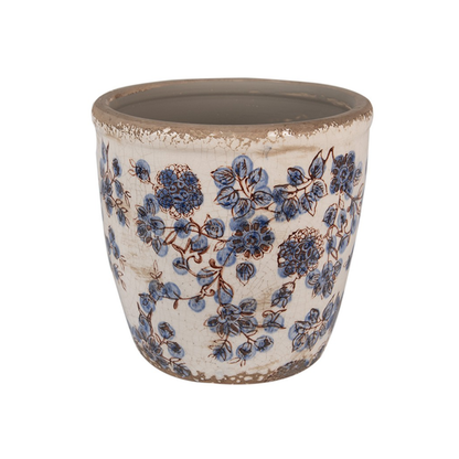 Jarrón de cara de plata