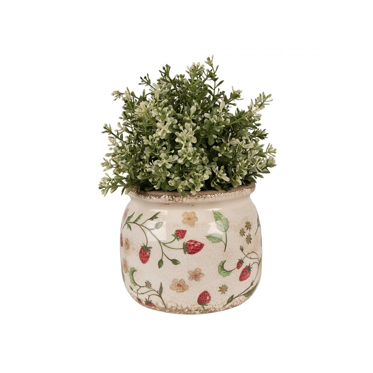 Jarrón de cara de plata