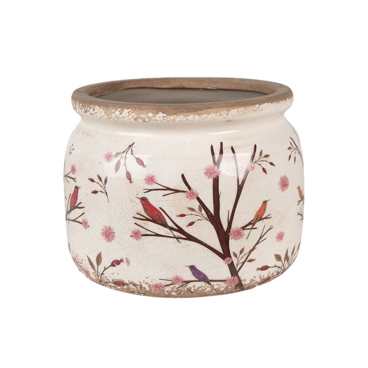 Jarrón de cara de plata