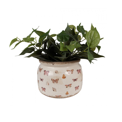 Jarrón de cara de plata