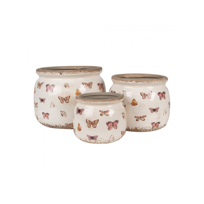 Jarrón de cara de plata