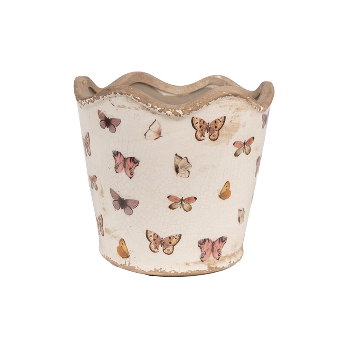 Jarrón de cara de plata