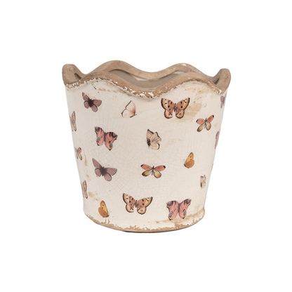 Jarrón de cara de plata