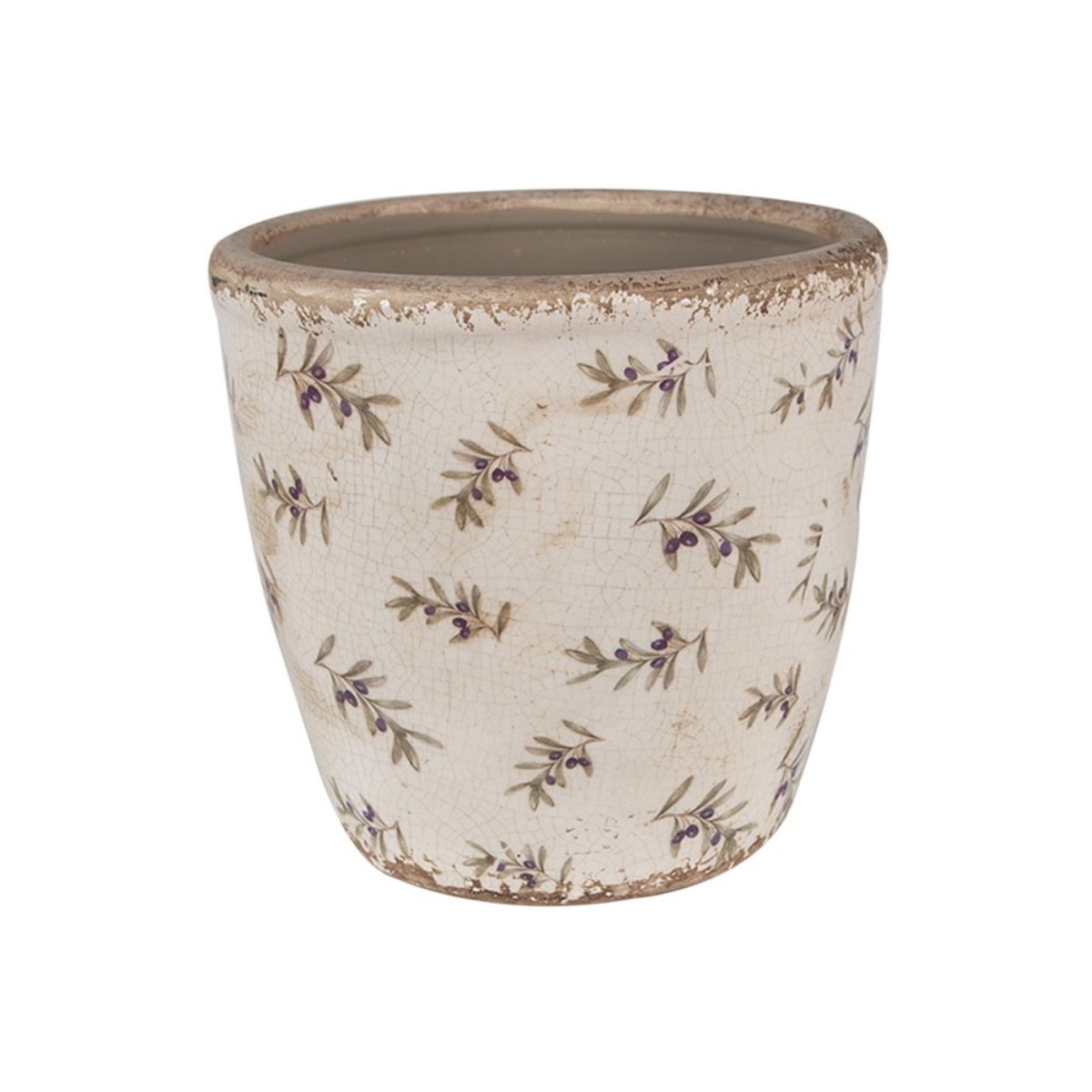 Jarrón de cara de plata