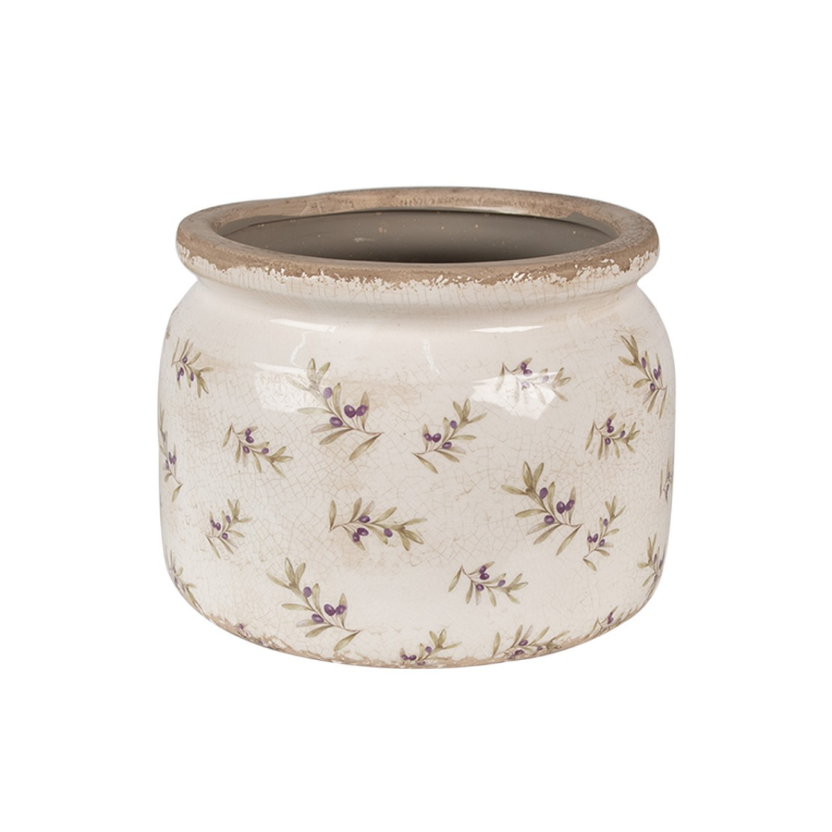 Jarrón de cara de plata