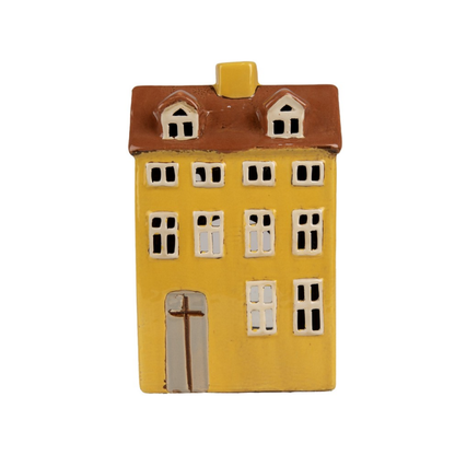 Porta-Vela Casa Amarela/Castanho Clayre & Eef