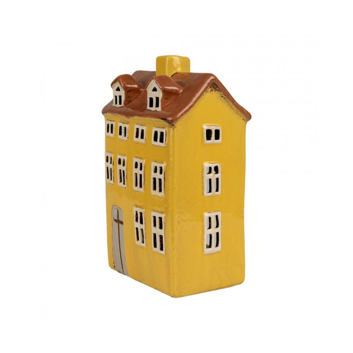 Porta-Vela Casa Amarela/Castanho Clayre & Eef