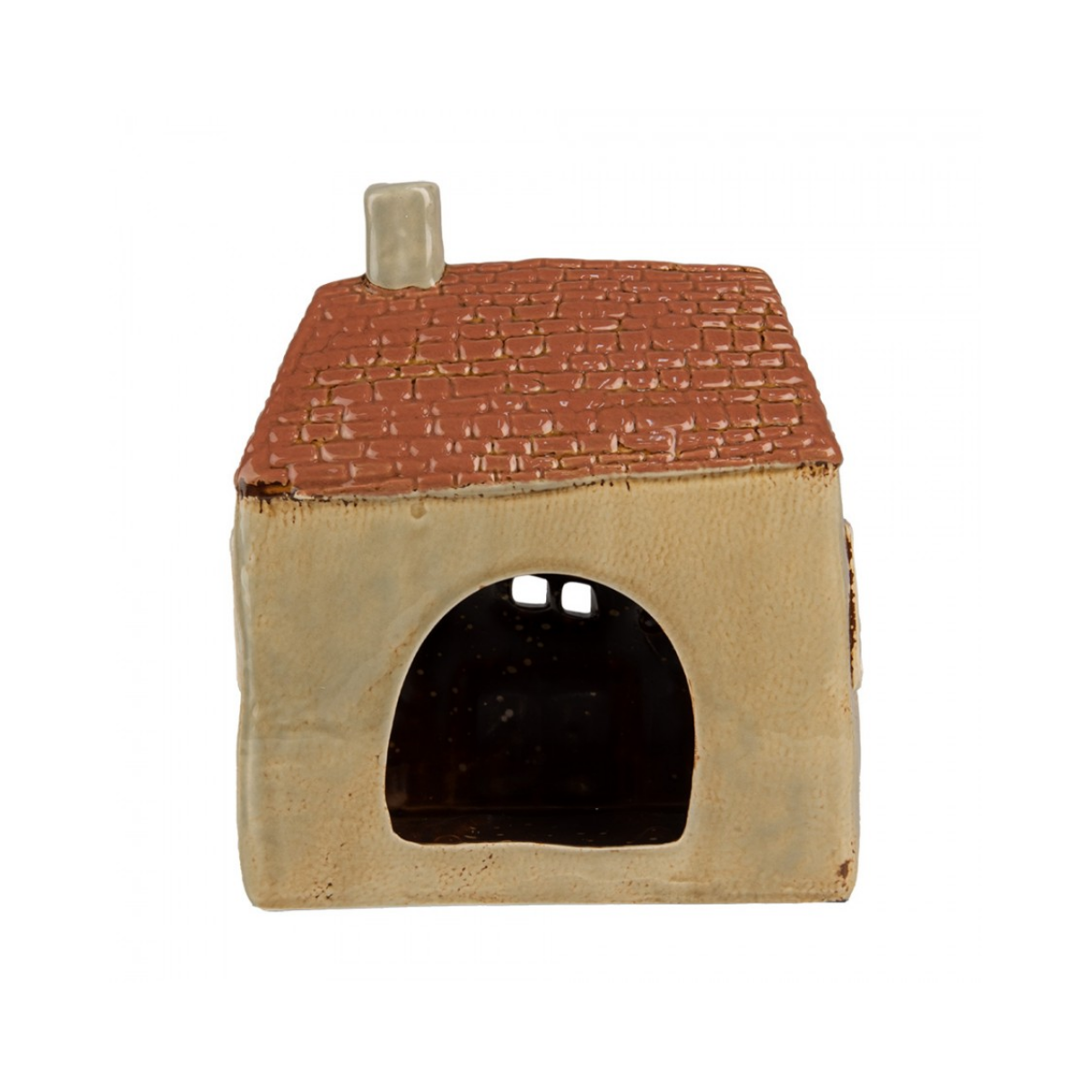 Porta-Vela Casa Verde/Laranja Clayre & Eef