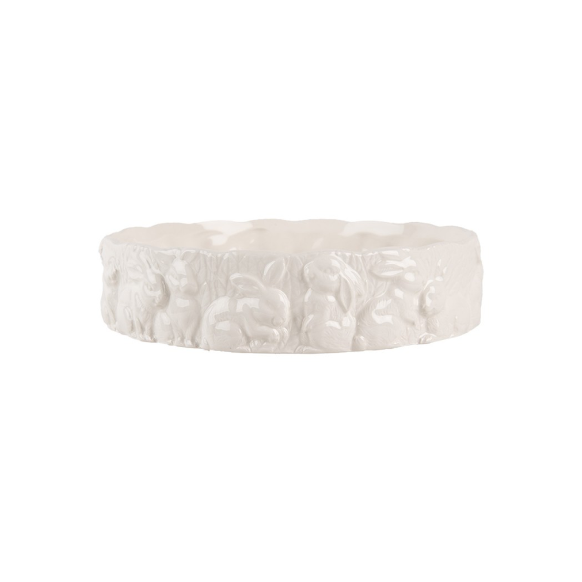 Prato com Coelhos 20cm