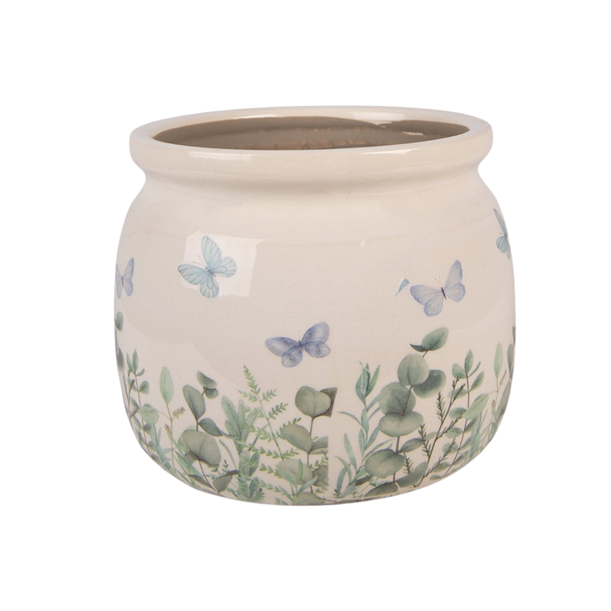 Vaso Borboletas Azuis Clayre & Eef